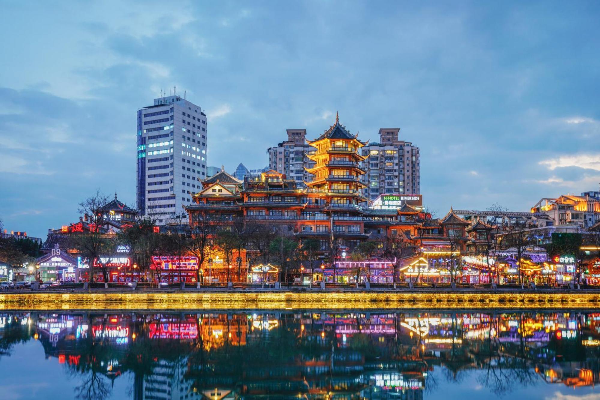 Holiday Inn Express Chengdu Gulou-Tianfu Square Chunxi Road Branch Eksteriør bilde